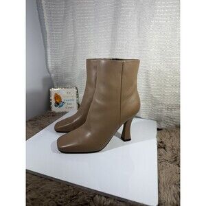 (Q7) MARC FISHER CELLO BOOTIE LEATHER SIZE 8.5 brown, Women’s